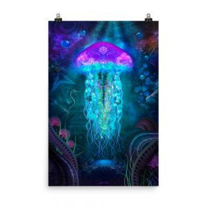 Cosmic Luminescence Photo Paper Poster