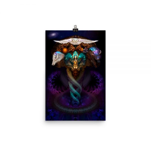 Calling The Spirit Animals Photo Paper Poster - Image 2