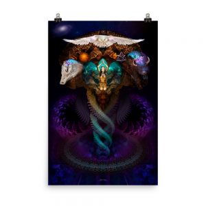 Calling The Spirit Animals Photo Paper Poster