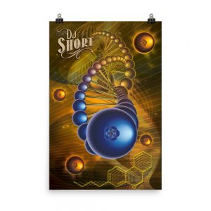Blueberry Helix Photo Paper Poster