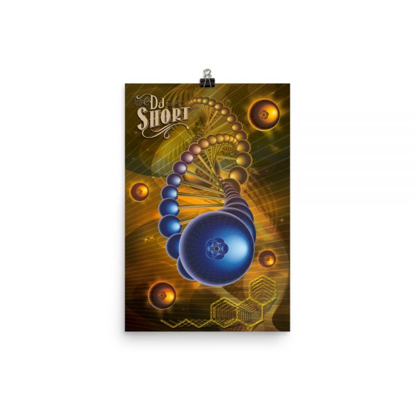 Blueberry Helix Photo Paper Poster - Image 2