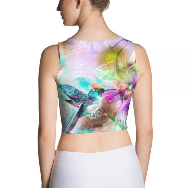 Hummingbird Sublimation Cut & Sew Crop Top - Image 2