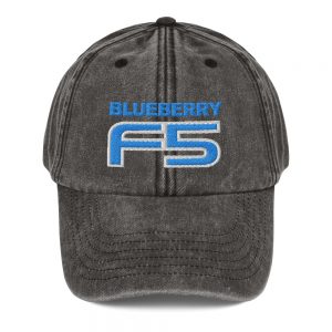 DJ Short Blueberry F5 Embroidered Vintage Baseball Cap