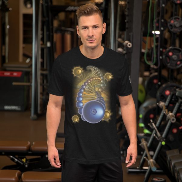 Blueberry Helix Unisex Staple T-Shirt | Bella + Canvas 3001 - Image 2