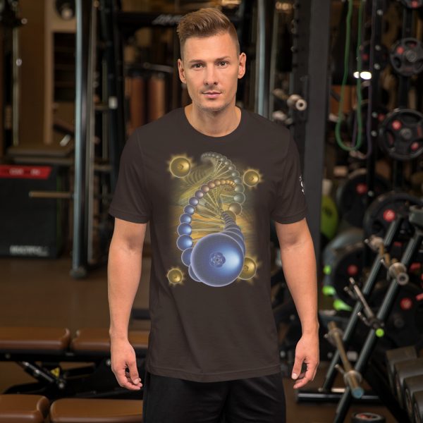 Blueberry Helix Unisex Staple T-Shirt | Bella + Canvas 3001 - Image 5