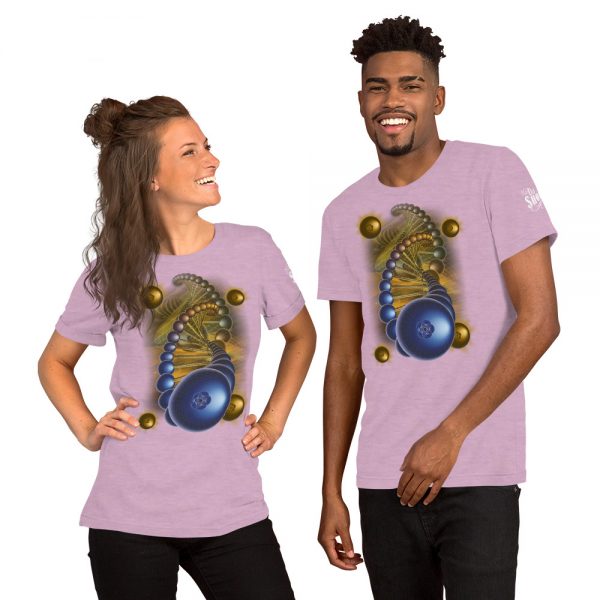 Blueberry Helix Unisex Staple T-Shirt | Bella + Canvas 3001 - Light Colors - Image 2