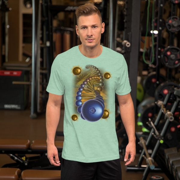 Blueberry Helix Unisex Staple T-Shirt | Bella + Canvas 3001 - Image 19