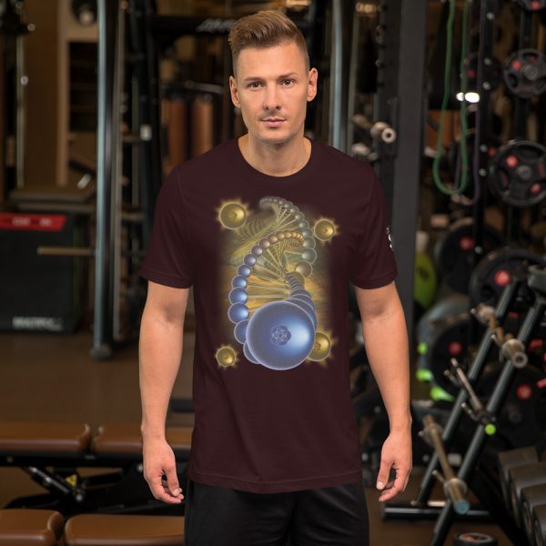Blueberry Helix Unisex Staple T-Shirt | Bella + Canvas 3001 - Image 3